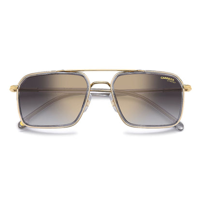 Carrera 362 Square Italian Sunglasses with Gradient Lens Grey - close front view