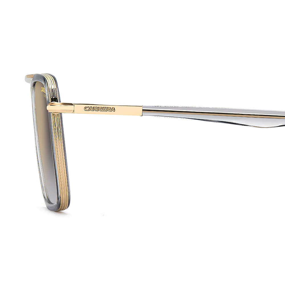 Carrera 362 Square Italian Sunglasses with Gradient Lens Grey - temple view