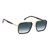 Carrera 362 Square Italian Sunglasses with Gradient Lens Black Red - side view