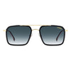 Carrera 362 Square Italian Sunglasses with Gradient Lens Black Red - front view