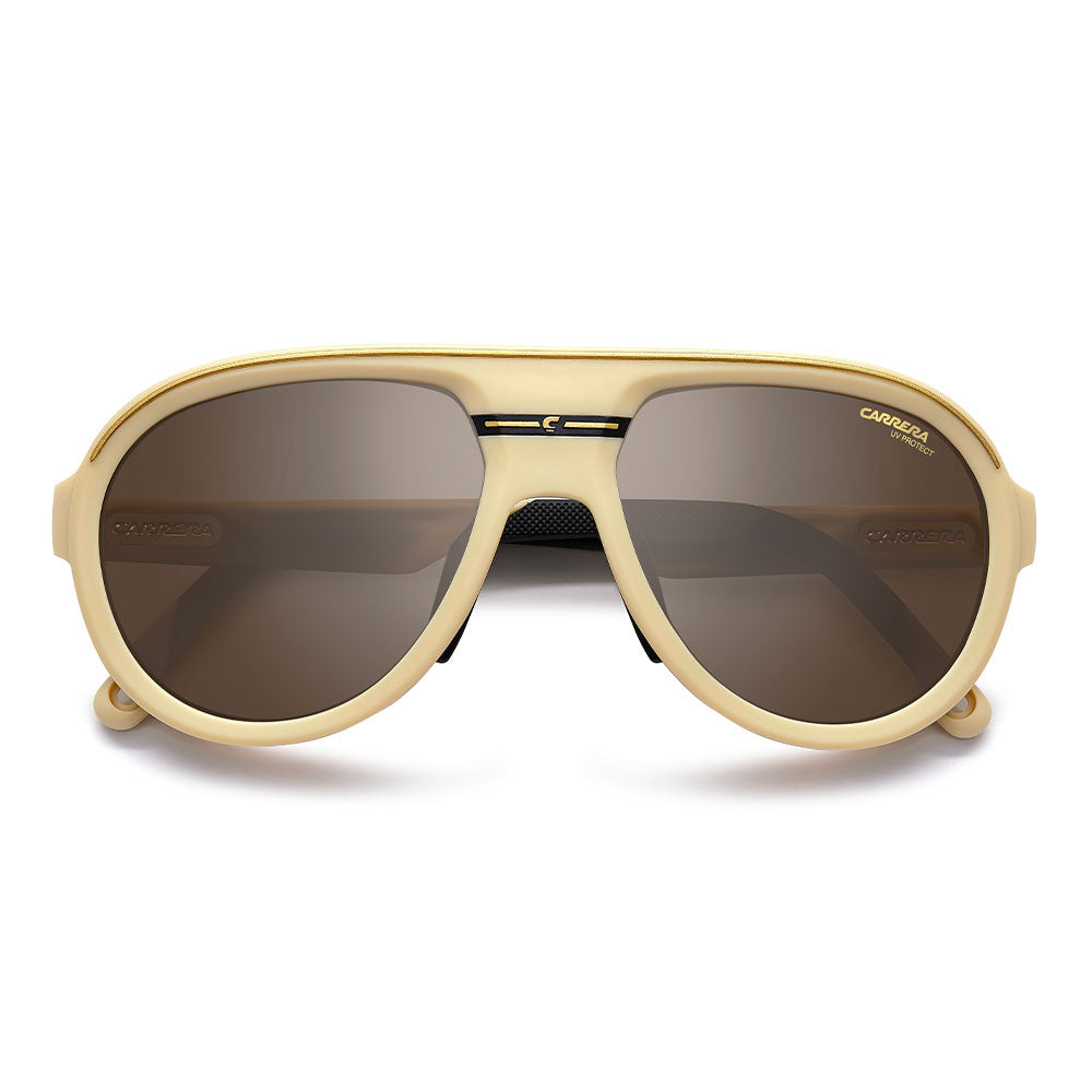 Carrera C SPORT 09 Aviator Sunglasses with Magnetic Side Spoilers – close front view
