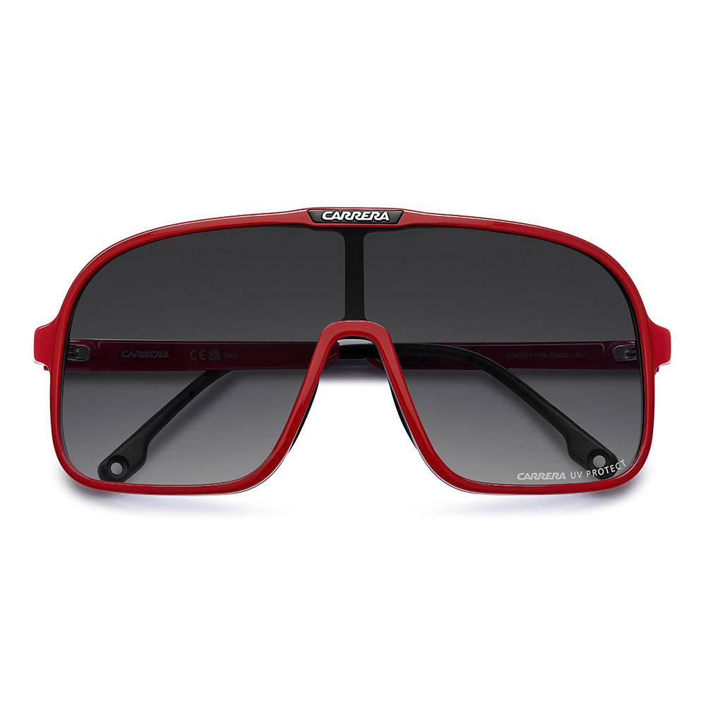 Carrera C SPORT 11 Mask Style Beach Sunglasses Red – close front view