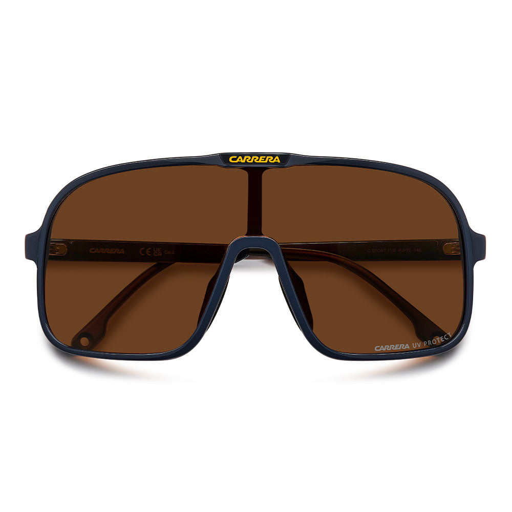 Carrera C SPORT 11 Mask Style Beach Sunglasses Blue – close front view