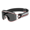 Carrera CA Transforma Ski Style Full Rim Shield Sunglasses Matte White - angled view