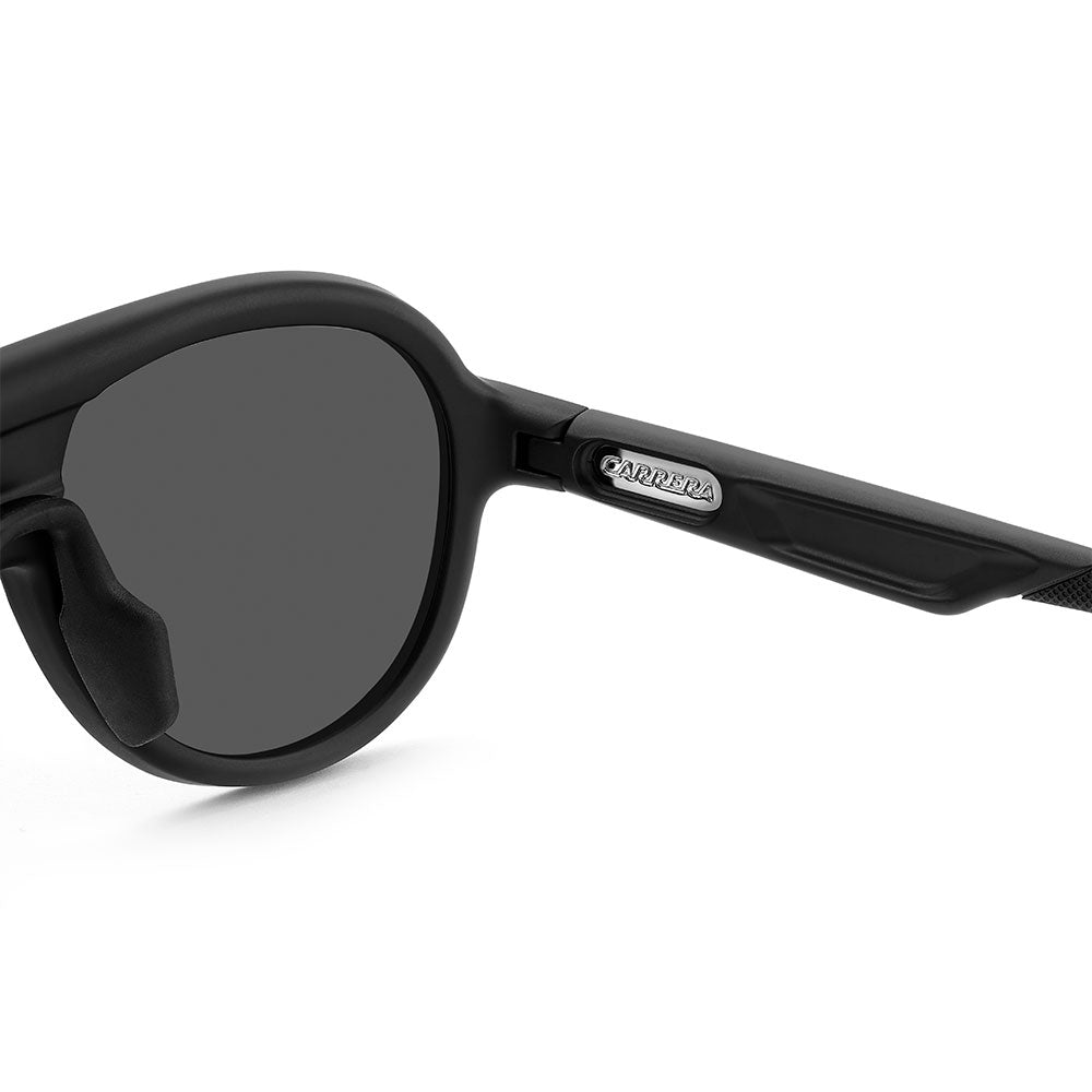 Carrera C SPORT 09 Aviator Sunglasses with Magnetic Side Spoilers Matte Black Red – inside temple detail