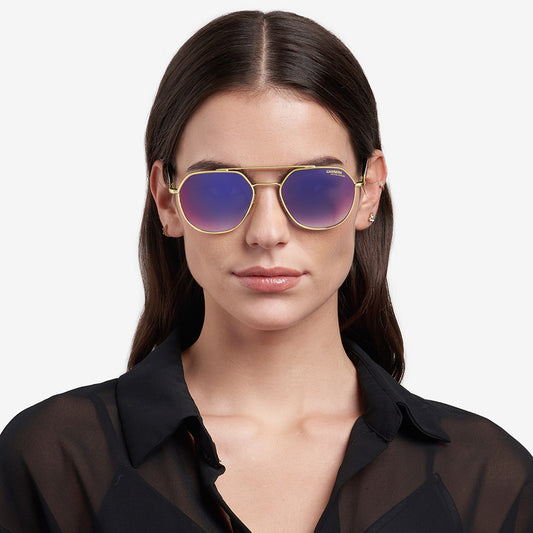 303/S Hexagon Sunglasses with Rounded Edges