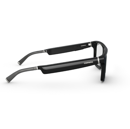 Alexa Sprinter Blue Light Smart Glasses, Black + No