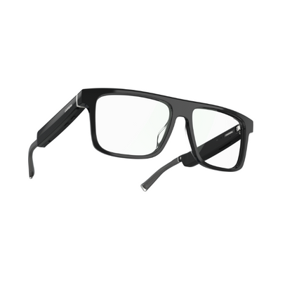 Alexa Sprinter Blue Light Smart Glasses, Black + No