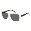 3042 Gold Rim Women's Rectangular Sunglasses