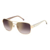 3042 Gold Rim Women's Rectangular Sunglasses