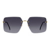 3044 Square-Frame Rimless Sunglasses