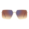 3044 Square-Frame Rimless Sunglasses