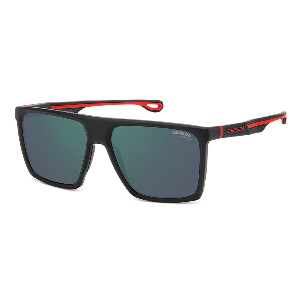 Carrera red hd polarized matte hot sale black square