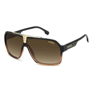 1014 Mens Brown-Gradient Navigator Sunglasses