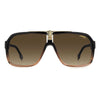 1014/S Mens Brown-Gradient Navigator Sunglasses