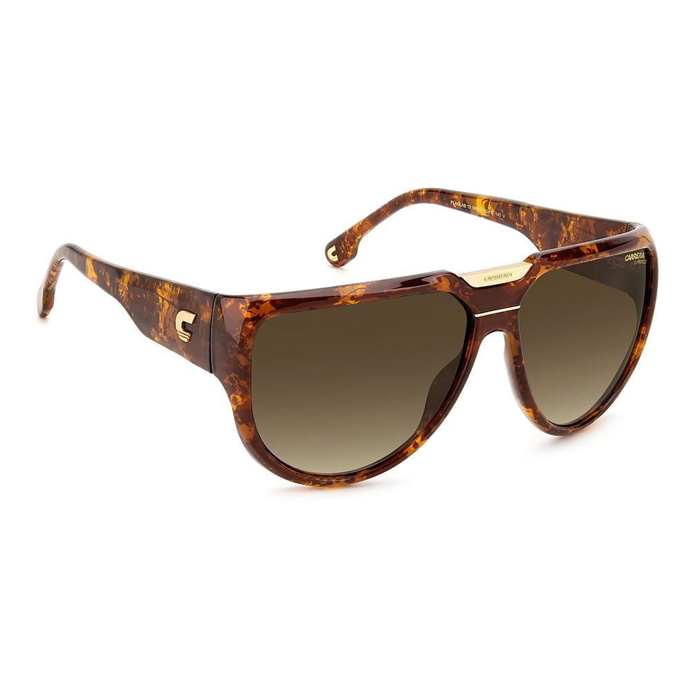 Carrera Flaglab 12 Shield Sunglasses in Brown – Designer Daydream