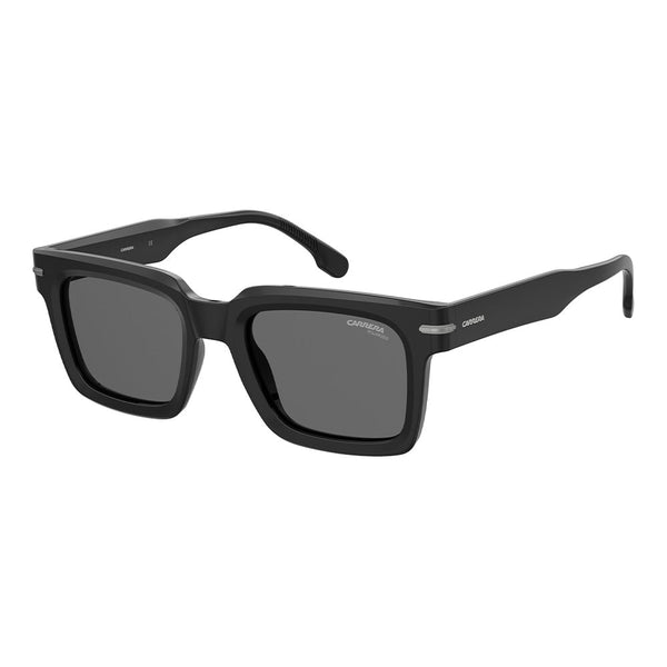 Carrera Unisex Modern Sunglasses - Black/Burgundy Frame, 52 Mm Lens, Plastic Double Bridge